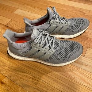 Adidas Ultraboost Men’s Running Sneakers Shoes Grey Size 12
